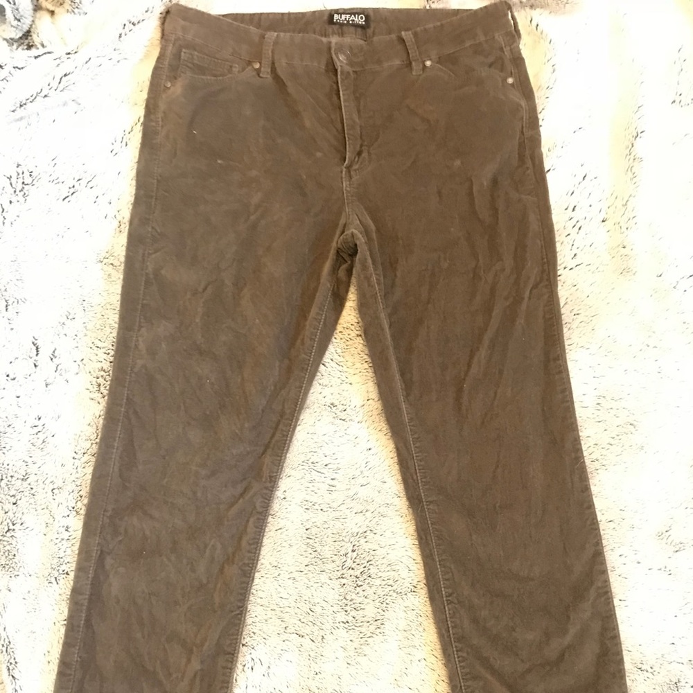 Buffalo David Bitton stretch velvet skinny jeans